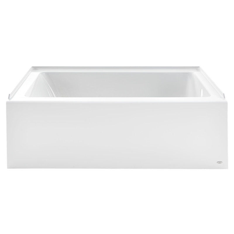 American Standard Studio Acrylic 60" x 30" Alcove Soaking Bathtub